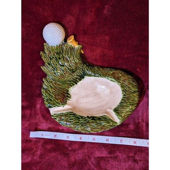 Atlantic Mold Co vintage golf tray in good condition. - Picture 2 of 7